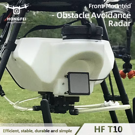 Drones pliables puissants PARA Fumigar 10L Uav agricole 4