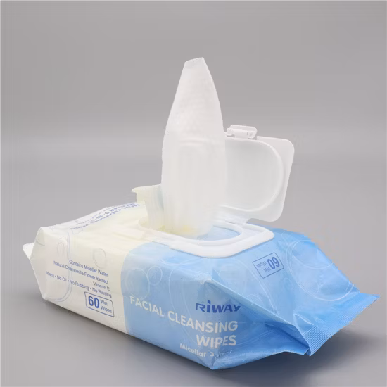 Lingettes démaquillantes nettoyantes micellaires pour le visage